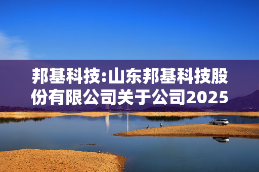 邦基科技:山东邦基科技股份有限公司关于公司2025年度向银行等金融机构申请综合授信额度的公告