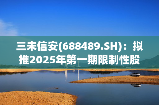 三未信安(688489.SH)：拟推2025年第一期限制性股票激励计划