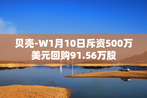 贝壳-W1月10日斥资500万美元回购91.56万股