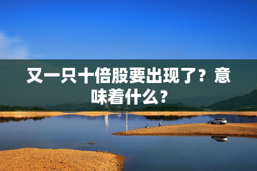 又一只十倍股要出现了？意味着什么？