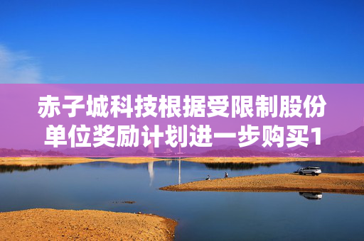 赤子城科技根据受限制股份单位奖励计划进一步购买1172万股股份