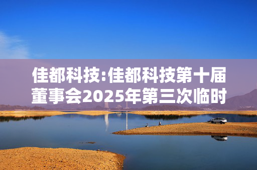 佳都科技:佳都科技第十届董事会2025年第三次临时会议决议公告