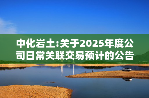 中化岩土:关于2025年度公司日常关联交易预计的公告