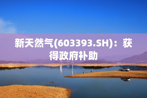 新天然气(603393.SH)：获得政府补助