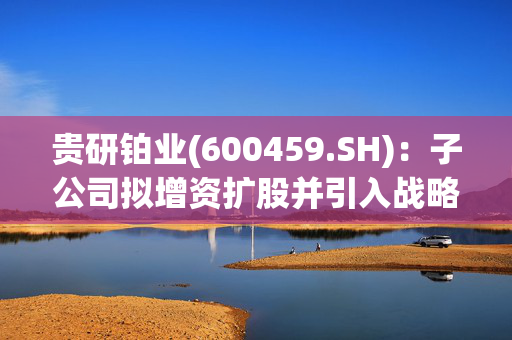 贵研铂业(600459.SH)：子公司拟增资扩股并引入战略投资者