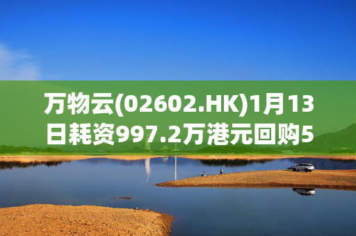 万物云(02602.HK)1月13日耗资997.2万港元回购50万股